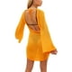 thumbnail image 4 of TRKIYQC Vestido de punto de manga larga para mujer Vestido de ajuste delgado con cuello en V de color sólido a la moda TRKIYQC moda, 4 of 7