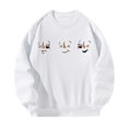 thumbnail image 4 of Sudadera de mujer Sudadera con capucha Dibujos animados Sin capucha Sudadera de manga larga con cuello redondo Tops Casual para damas Niñas Ropa , xxl, 4 of 8