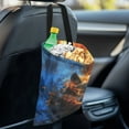 thumbnail image 4 of Yuyamidu Wolf Car Trash Bag Small Wastebasket Holder Collapsible Auto Storage Bag Hanging Trash Bin Accessories Van Waterproof Car Garbage Bag for Back Seat, 4 of 7
