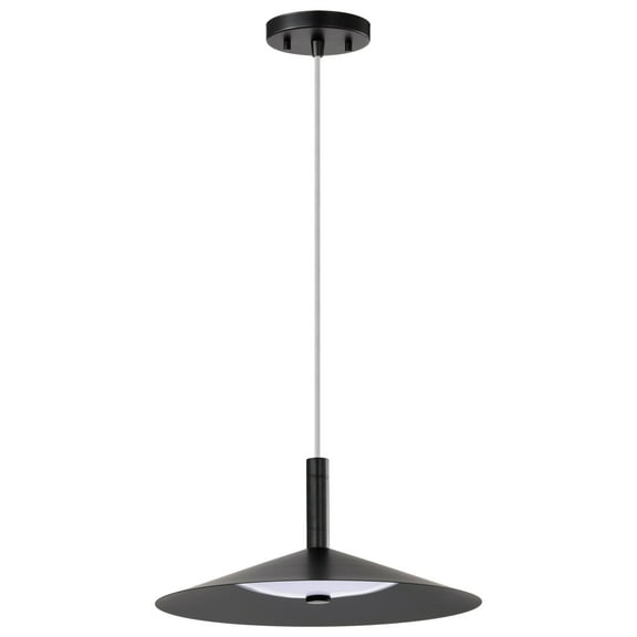 Nuvo Lighting Corrine 14 Inch LED Pendant Matte Black 3K/4K/5K CCT Selectable - Matte Black
