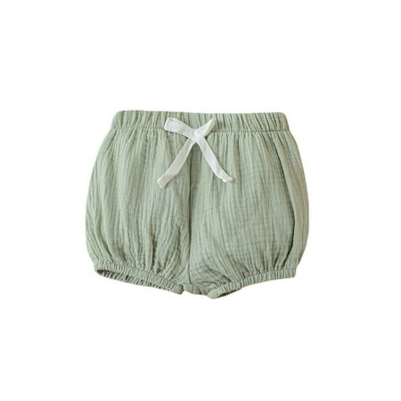

Kids Unisex Toddlers And Babies Shorts Solid Color Spring Summer Ruffle Fashion Clothes Soft Performance Casual Sweatpants