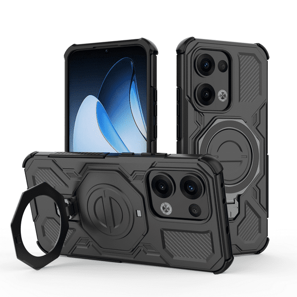 Funda GANGXUN para OPPO Reno 13 Pro 5G , magnética, ligera, soporte 360°, antigolpes