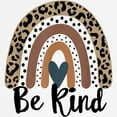 thumbnail image 3 of CafePress - Be Kind Leopard Rainbow Kindness T Shirt - Light T-Shirt Kids XS-XL, 3 of 4