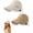 Beige+Khaki, variant on 2/4PCS Women's Wide Brim Sun Visor Hat, Upf 50+ Wide Brim Sun Visor Adjustable Open Top Cap