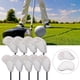 thumbnail image 4 of Cubiertas para la cabeza de palos de golf Accesorios de rescate híbridos Cinta mágica Etiqueta de números intercambiables para palos de protección de blanco Macarena Conductor de cubiertas de cabeza de golf, 4 of 8