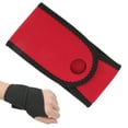 thumbnail image 1 of Breathable Wrist Support Strap, Convenient To Use SBR Diving Material Wrist Strap Wrap Support Brace High Reliability  For Basketball For Table Tennis Full Black,Black Blue,Black, 1 of 8