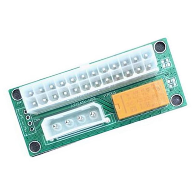 24Pin Add2PSU Single Head Plástico Fuentes de alimentación fáciles de juego de enchufe de alimentación Interfaz 4PIN Sunnimix conector de alimentación
