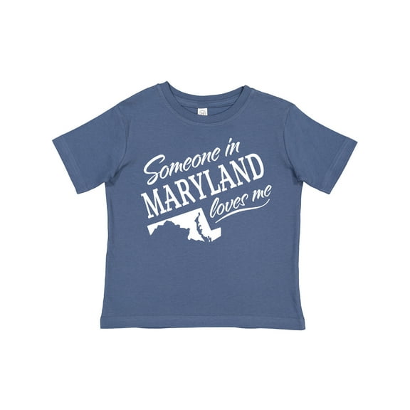 Inktastic Someone in Maryland Loves Me Boys or Girls Toddler T-Shirt