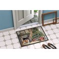 thumbnail image 4 of English Foxhound Cozy Christmas Doormat 36 in x 24 in, 4 of 5