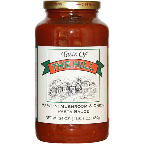 Taste Of The Hill Marconi Mushroom & Onion Pasta Sauce, 24 oz