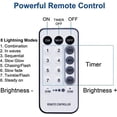 thumbnail image 4 of Maggift Guirnalda LED 304 con Control Remoto 8 Modos Blanco Frío 9,8 x 9,8 Pies, 4 of 7