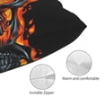 thumbnail image 3 of Balery Flame Metal Skull Funda de Cojín Estampada, Regalos para Mujeres, Regalos de Amor para Ella, Regalos para Novia o Esposa, Funda de Almohada-14"x20", 3 of 6