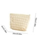 thumbnail image 3 of Bolsa de maquillaje con diseño de nubes, estilo Ins, neceser portátil, bolsa de punto a rayas con bloques de color para organizar el almacenamiento en viajes., 3 of 6