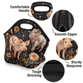 thumbnail image 4 of Herdesigns Floral Pig Animal Insulated Neoprene Lunch Bag for Women Men Lunch Box Washable Reusable Lunch Tote Lightweight Lunch Handbag for Work Outdoor Picnic, 4 of 7