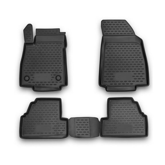 OMAC Floor Mats Liner for Buick Encore 2013-2022 Black TPE All-Weather 4 Pcs