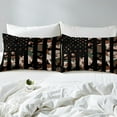 thumbnail image 4 of Erosebridal American Flag Bed Sheets Set Full Size, Retro Camouflage Bed Sheets Full, Geometric Decor 4 Pieces, 4 of 7
