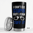 thumbnail image 5 of SANDJEST Police Tumbler American Policeman 20oz Tumblers with Lid Gift for Police Man Dad Father Boy Friends Retirement Birthday Party, 5 of 5