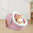 thumbnail image 4 of Cama para gatos, nido para gatos, cojín extraíble, cómoda y bonita casa para gatos, tienda de campaña para mascotas M, 4 of 8