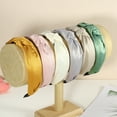 thumbnail image 7 of Unique Bargains Silk Knotted Headband Hairband for Women 1.2 Inch Wide Green, 7 of 7
