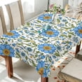 thumbnail image 5 of Coolnut Raster Floral Fabric Square Tablecloth - Waterproof and Wrinkle-Resistant Table Cloth 60x60 Inch Table Cover for Indoor & Outdoor Dining House Decor, 5 of 7
