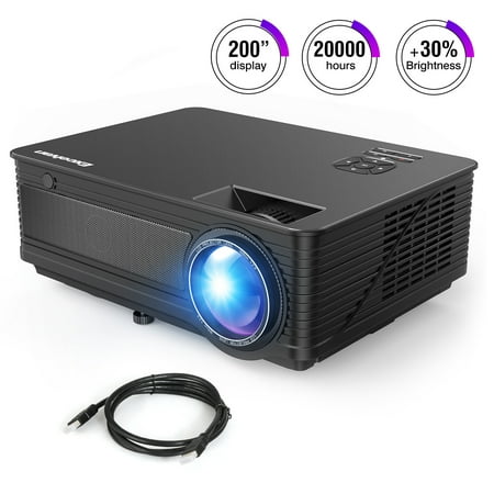 Excelvan M5 (Upgraded Version) 3500 Lux LCD Portable Projector, Video Projector With 120