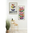 thumbnail image 7 of Kate and Laurel Sylvie The Family Tree Framed Canvas Wall Art by Rachel Lee of My Dream Wall, 23x33 Gold, Colorful Animal Art for Wall, 7 of 7