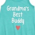 thumbnail image 2 of Instant Message - Grandma Heart Best Buddy Graphic Sleeveless Aline Dress, 2 of 5