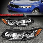 ANQIDI Fits 2010 2012 2013 Kia Forte/Forte Koup 1 Pair Headlamps Front Headlight Assembly Set (Left + Right Side)