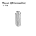 thumbnail image 3 of Ball Point Set Screws, M3 x 8mm 304 Stainless Steel Metric Spring Hex Socket Screw 15pack, 3 of 7