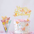 thumbnail image 6 of 13pcs 3D Butterfly Cake Toppers, for Girls Women's Birthday Cake Decorations Butterfly Party DecorationsStyle:Style 3;, 6 of 7