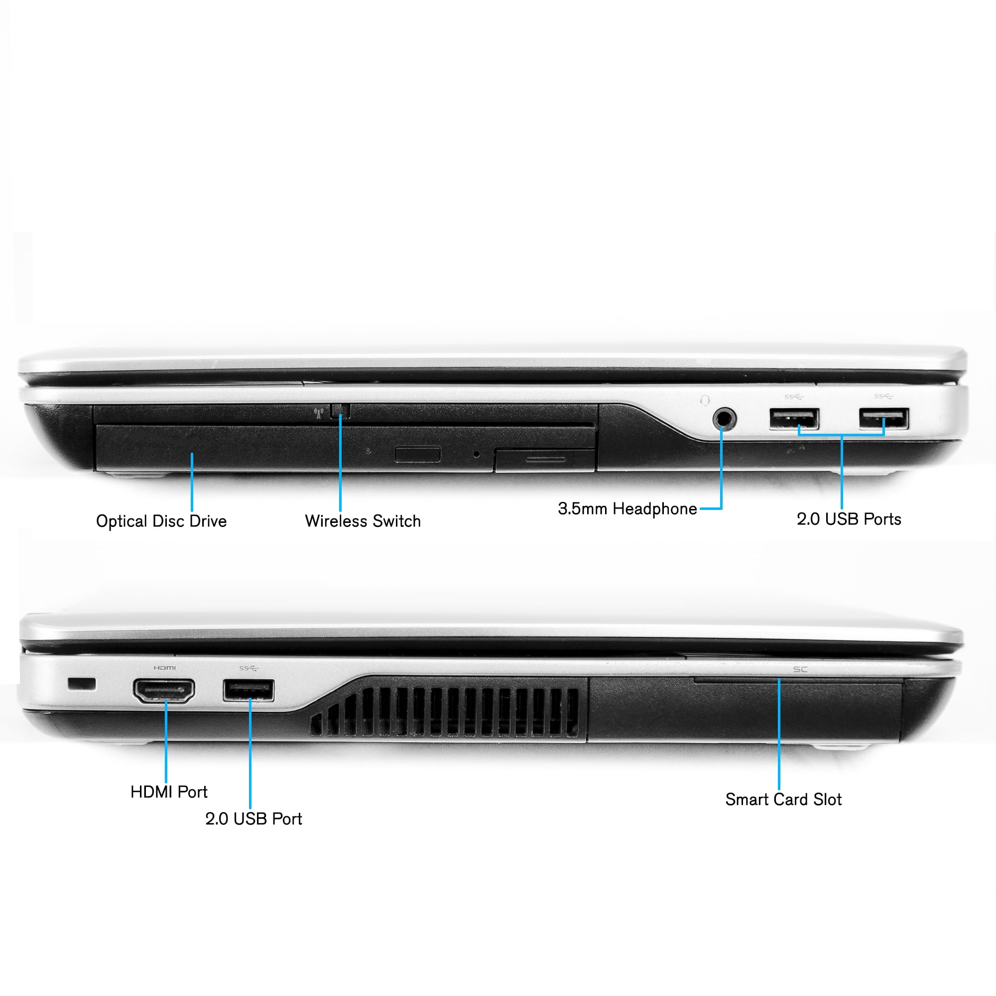 Restored Dell E6540 15.6" Laptop with Intel Core i7-4600M 2.9GHz Processor, 16GB Memory, 1TB SSD, DVDRW, NO_CAM, Win 10 Pro (64-bit) (Refurbished)
