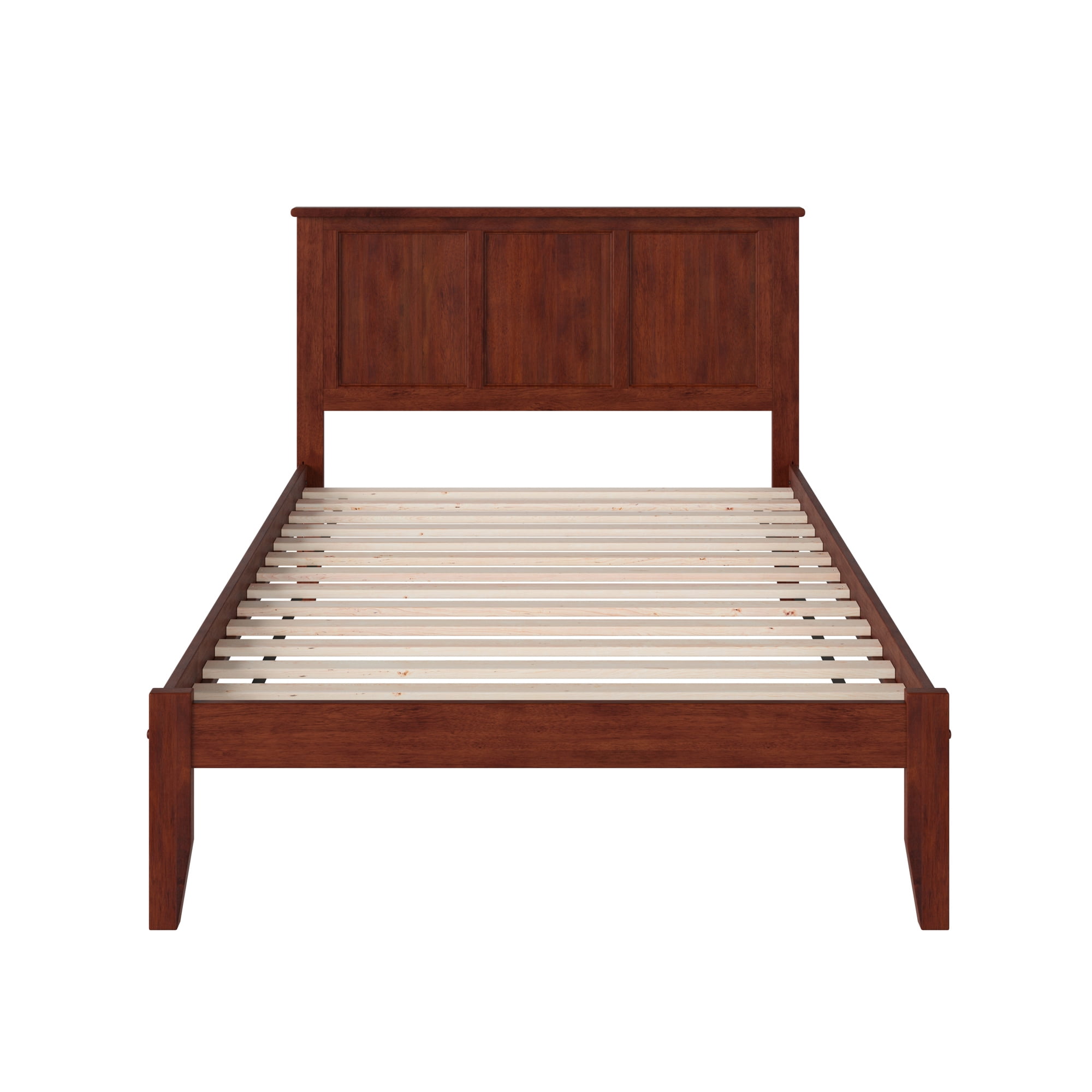 AFI Madison Full Solid Wood Platform Bed, Walnut