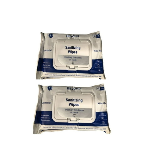 Beyond Sanitizing Pre Moistened Wipes, 45 Count, 2 Pack