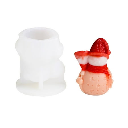 

Stamzod Christmas Decorations Clearance Birthday Number Silicone Cake Molds Pizza Pan Baking Cake Bread Kitchen DIY Mould White C