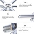 thumbnail image 4 of KAKOWELY Bottle Cup Rinser Bar Cup Quick Cleaning Rinser Automatic Glass Cup Rinser Cup Washer Rinser3.94"X3.94"X2.76", 4 of 5