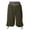 Army Green Retro Capri Pants for Men, variant on HOOMEUMY Women's Harem Pants 3/4 Length Cotton Linen Palazzo Pants Drawstring Baggy Trousers Plus Size Capri Pants with Pockets Green XXXL