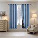 thumbnail image 4 of Cortinas Opacas con Reducción de Ruido - Cortinas Térmicas con Ojales para Mayor PrivacidadAzul MNFD, 4 of 6