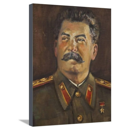 Soviet Era Art M J V Stalin By Johannes Saal 1952 Art Museum Of Estonia Tallinn Estonia Stretched Canvas Print Wall Art By Walter Bibikow Walmart Com