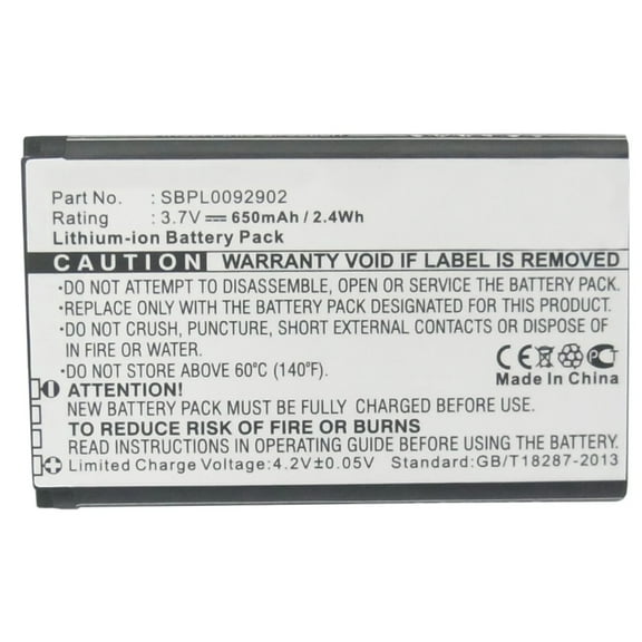 Batteries N Accessories BNA-WB-L3422 Cell Phone Battery - Li-Ion, 3.7V, 650 mAh, Ultra High Capacity Battery - Replacement for LG LGIP-330GP Battery