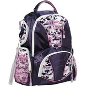 Shiny Camo-Print Backpack