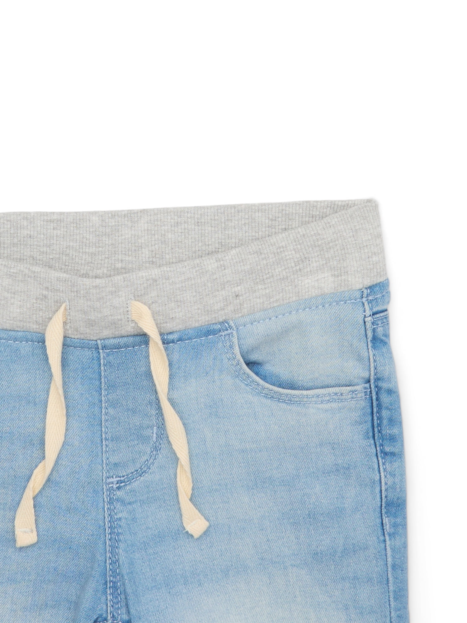 Wonder Nation Girls Denim Short, Sizes 4-18 & Plus