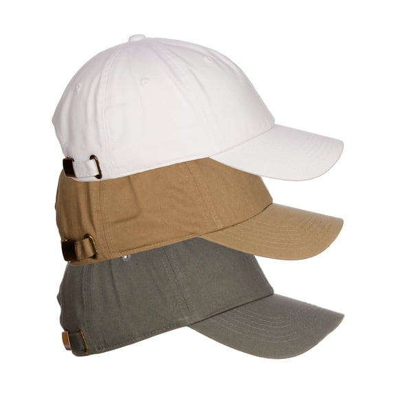 D&I Plain Dad Hat 100% Cotton Unstructured Hat Men Women Adjustable Strap