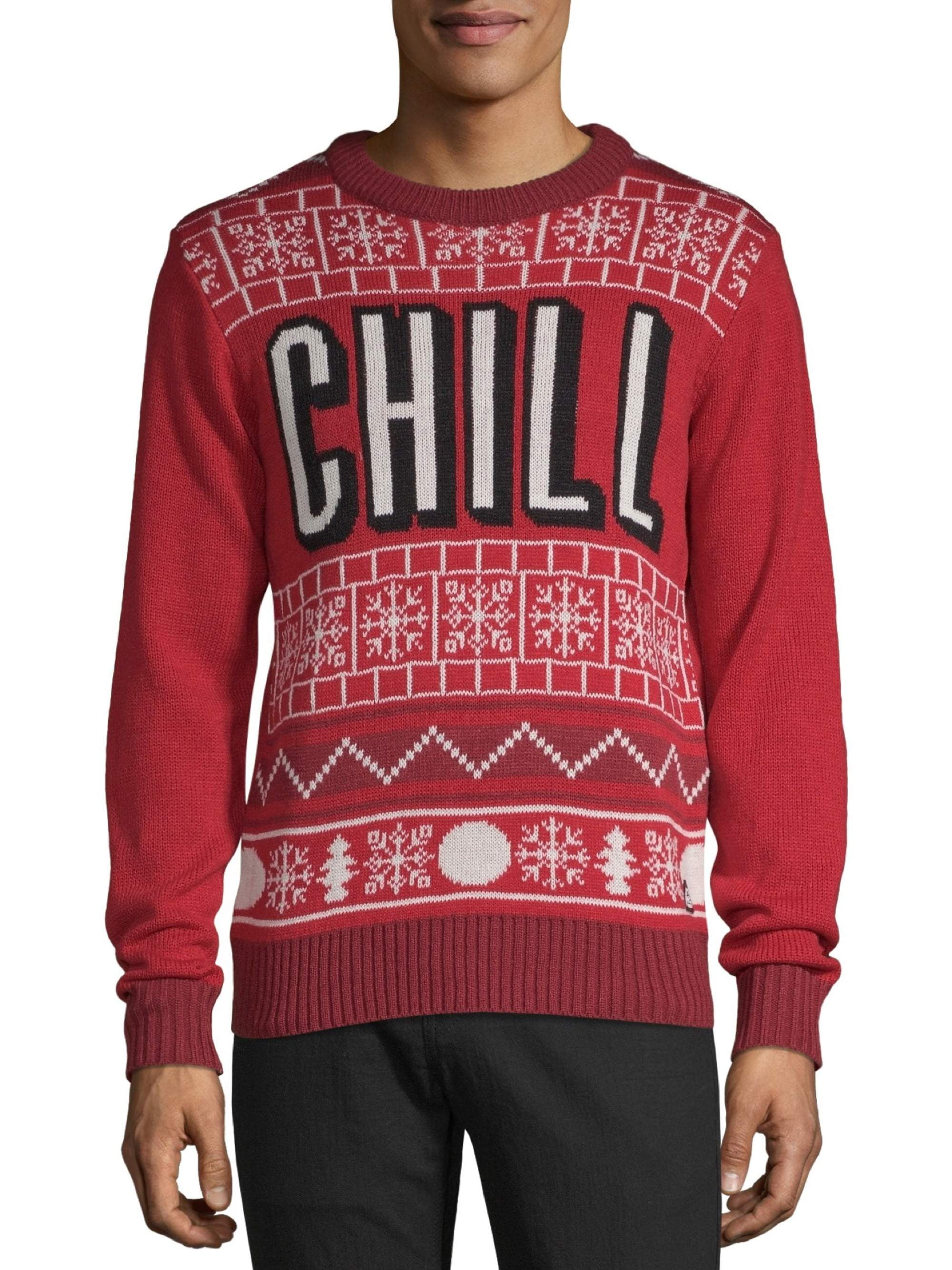 Chill Ugly Christmas Sweater - Walmart 