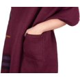 thumbnail image 4 of HSHDLDF Womens Reversible Tassel Scarf Open Front Winter Warm Shawls and Wraps Stylish Cape with Pockets, 4 of 7