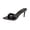 Black, variant on Women's Pointed Toe Stiletto Heel Mules Patent Leather One Strap Backless Slide Sandals Sexy High Heel Dress Shoes for Party Wedding Daily Wear