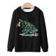 thumbnail image 1 of Sudaderas sin capucha para hombre, estilo casual, a la moda, con cuello redondo, estampado, de manga larga, blusas de manga larga y cuello redondo, blusas de poliéster para hombre, 1 of 4