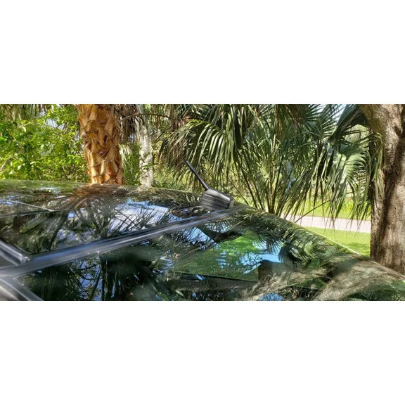 4" inch Short Black Aluminum Antenna Mast AM/FM for FORD EDGE 2007-2014 LINCOLN MKX 2007-2016