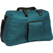 24" Medium Expandable Duffel Bag, Teal/Black