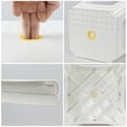 thumbnail image 3 of Kekow 6-Pack 18.7 inch Height Home Plastic Stool, Square Portable Stackable Plastic Seat Stool, White, 3 of 7