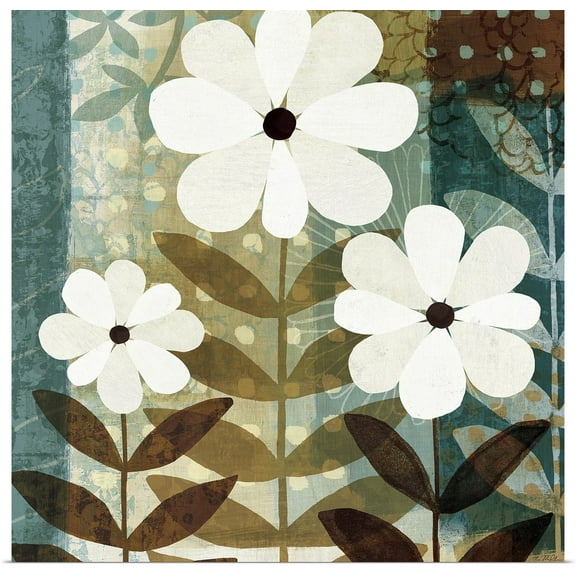 Great BIG Canvas | Rolled Michael Mullan Poster Print entitled Floral Dream II Wag